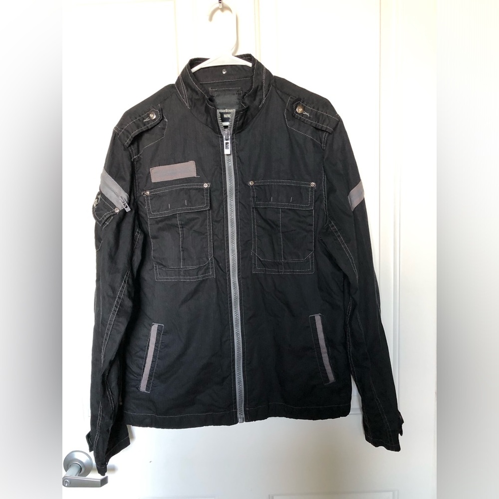 Urban Behavior Men's Black Utility Jacket Size Medium